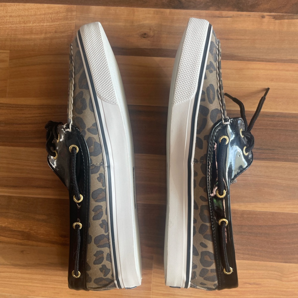 Sperry Leopard Boat Shoes - Picture 2 of 4